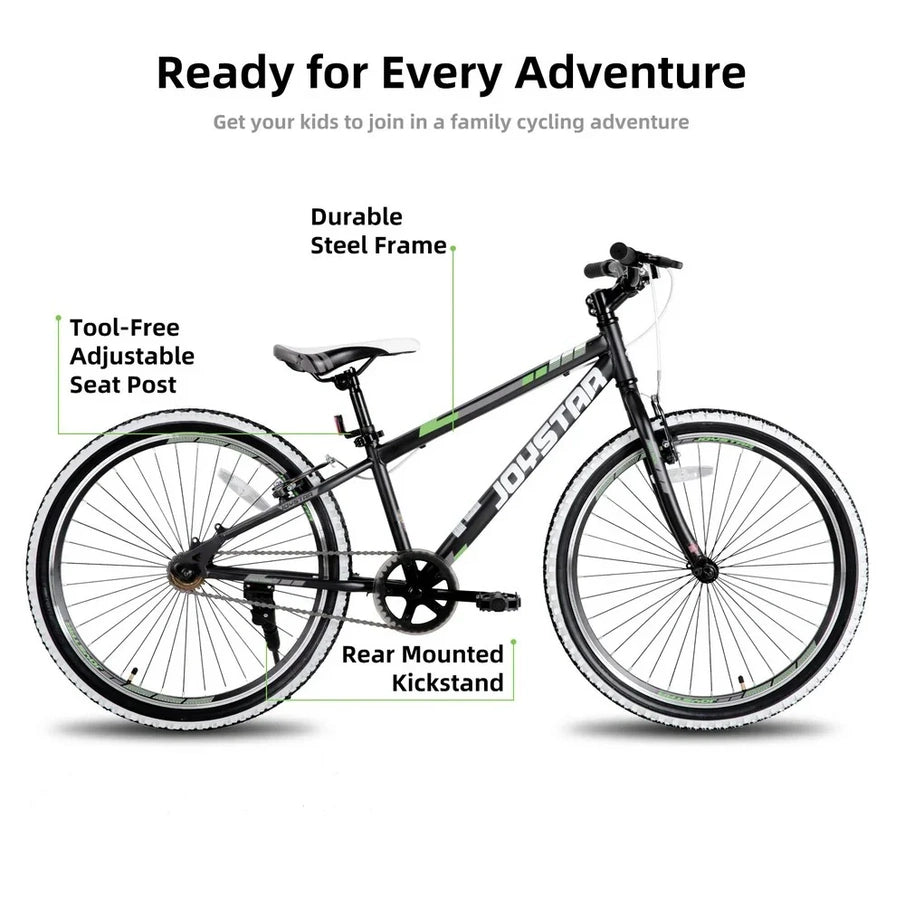 Joystar Lubbock 20 In. 24 In. Kids Mountain Bike Single Speed Bicycle