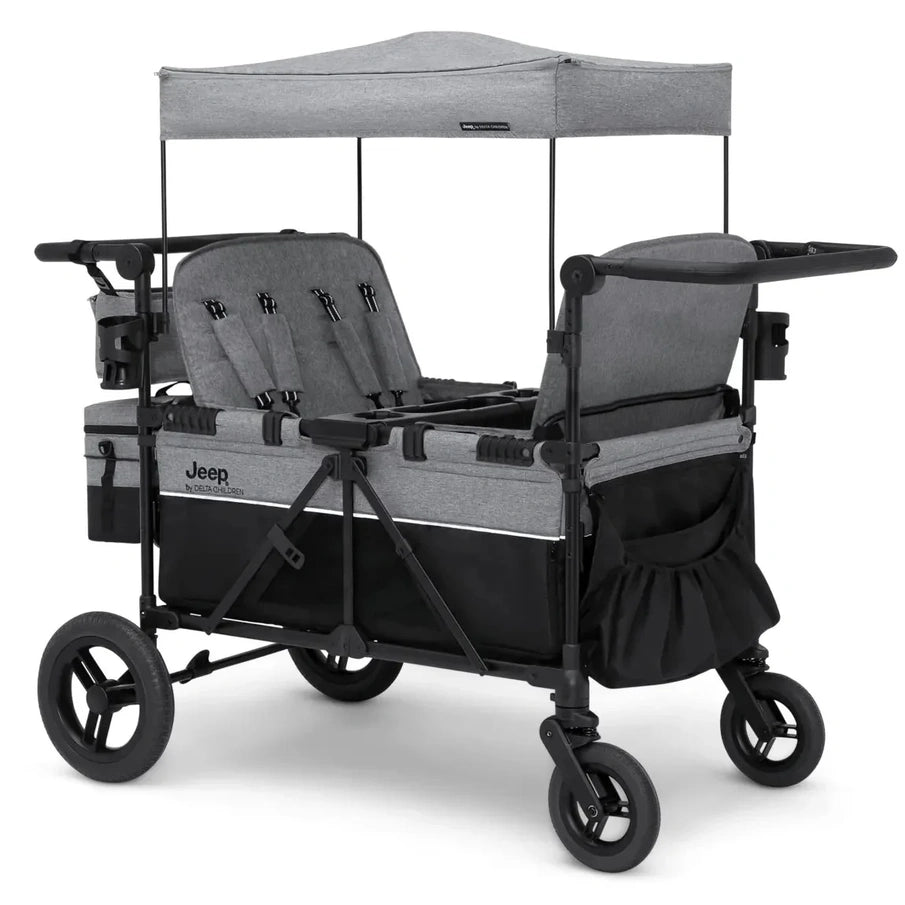 Jeep Wrangler Deluxe 4 Seater Stroller Wagon By Delta Children