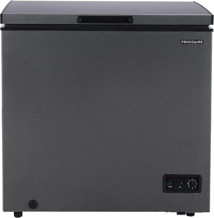 Frigidaire Chest Freezer, 7 Cu. Ft., Granita Finish, Adjustable Thermostat, Easy Defrost Function, Removable Basket