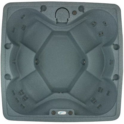 AquaRest Spas 6-Person Plug-and-Play Hot Tub, 29-Jet Square Design With Ozonator