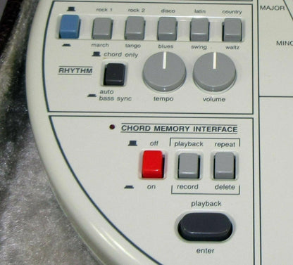 Suzuki Omnichord Om 84 System Two w/Hard Case Power Supply Manual Tested Works