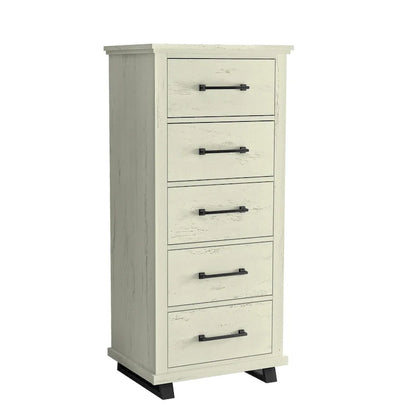 Farmhouse 4-Piece Bedroom Set, 2 Nightstand, 1 Chest And 1 Dresser