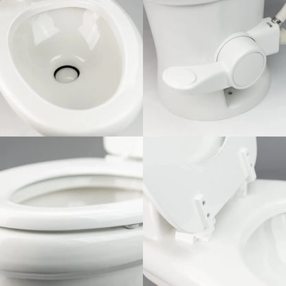320 Series Standard Height RV Toilet, White