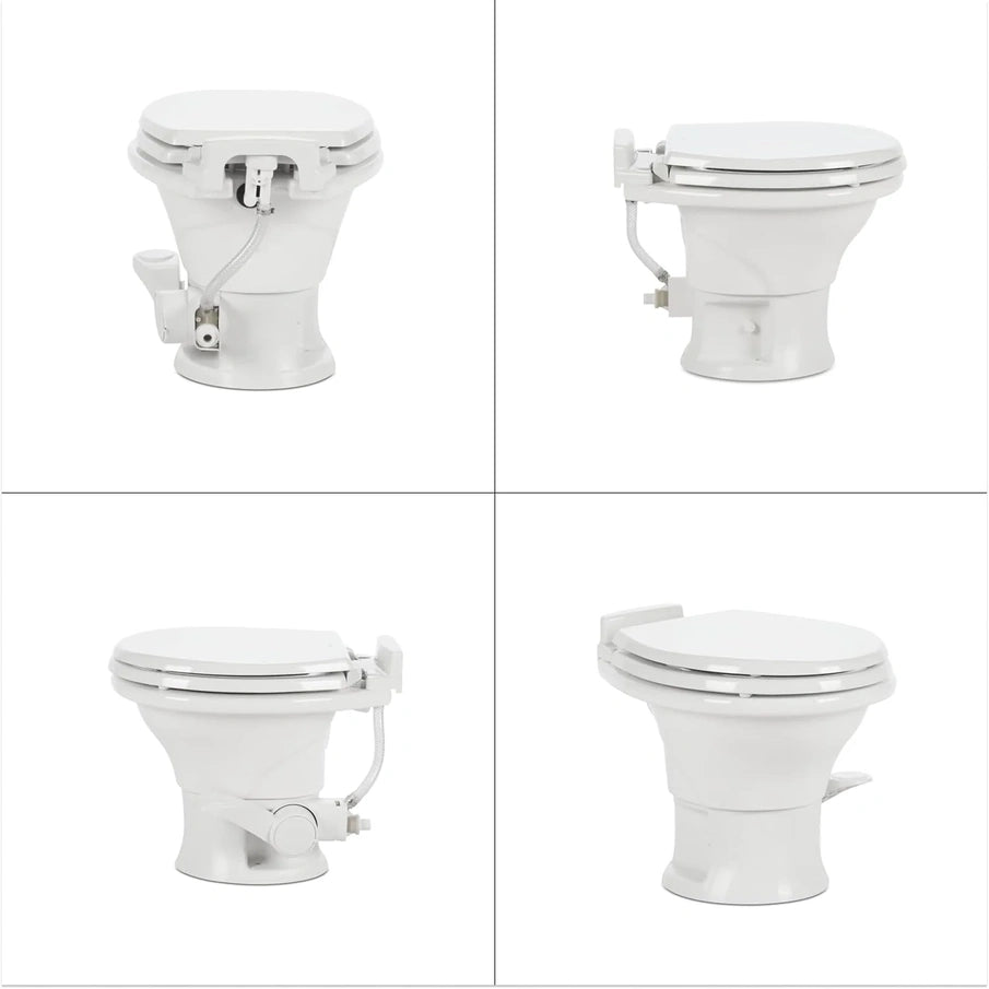320 Series Standard Height RV Toilet, White