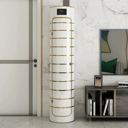 Large-Capacity Multi-Layer Rotating Disinfection Shoe Cabinet With Mirror Plus Deodorizer