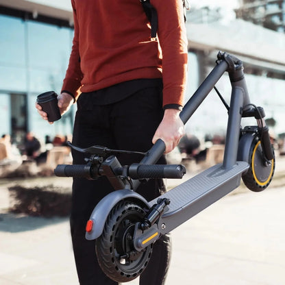 Electric Scooter, 350W/500W Powerful Motor, 8.5 In./10 In. Solid Rubber Tires, 19/22 Mph, 28/21/12 Mile Range, Dual Brakes