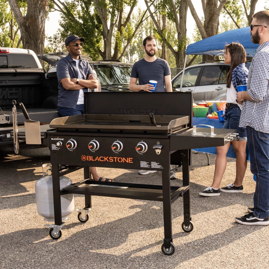 Blackstone Original 4-Burner 36 In. Propane Omnivore Griddle With Hard Cover