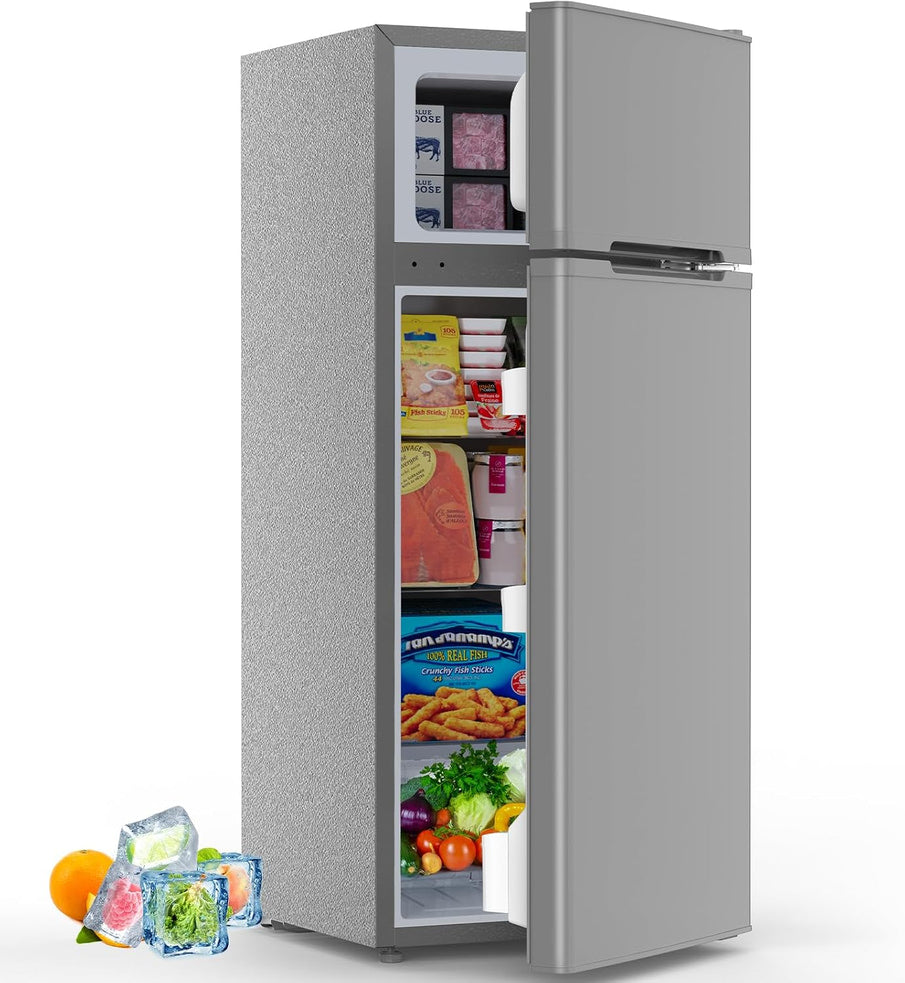 4.5 Cu. Ft. Mini Fridge With Freezer 2 Door Compact Refrigerator Small Fridge