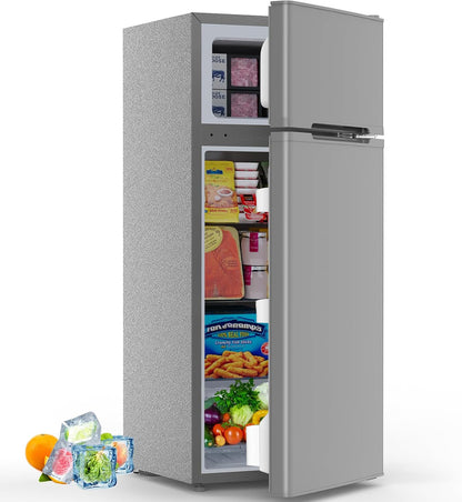 4.5 Cu. Ft. Mini Fridge With Freezer 2 Door Compact Refrigerator Small Fridge
