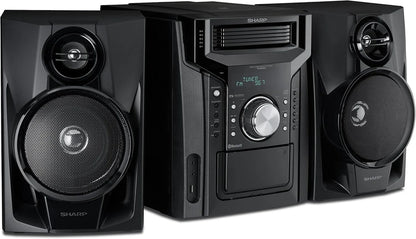 CD-BH950 240W 5-way Mini Bookshelf Speaker System With Cassette Deck And Bluetooth