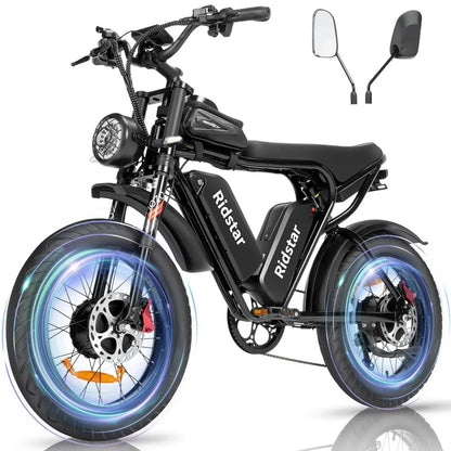Bopzin Dual Motor Electric Bike Q20PRO-2000W 52V 40Ah