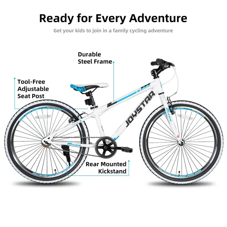 Joystar Lubbock 20 In. 24 In. Kids Mountain Bike Single Speed Bicycle