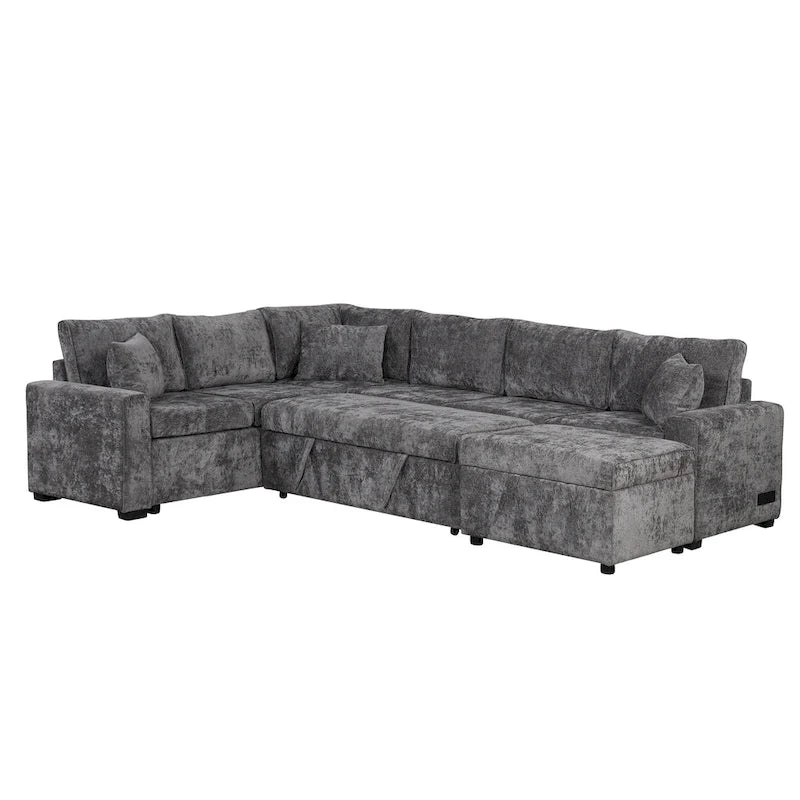 Sectional Sofa Pull-Out Sofa Bed Sleeper