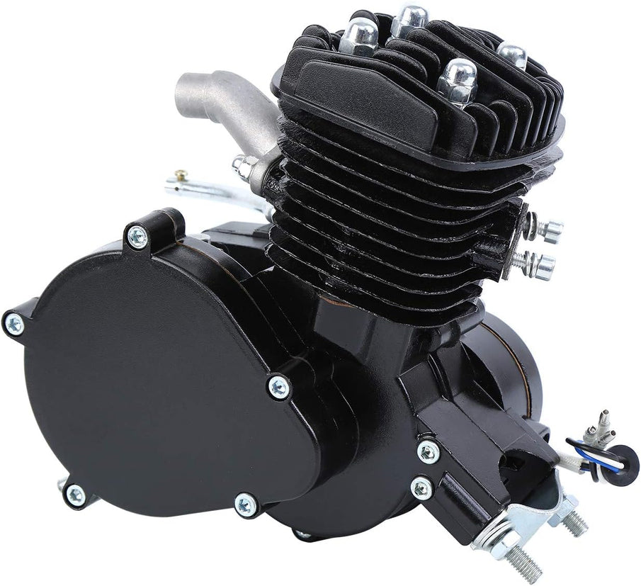 Sange 50cc 2-Stroke Petrol Motor Conversion Kit For 26 In.-28 In. Bikes, Black, Air-Cooled, Fuel Efficient