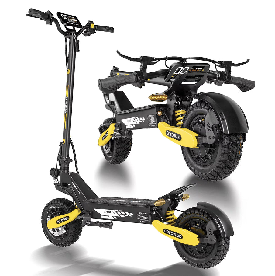 Off Road Electric Scooter For Adults, 1200W Motor Fast E Scooter, Up To 28MPH Top Speed And 20Miles Long Range, 11 In. Off-Road Tires