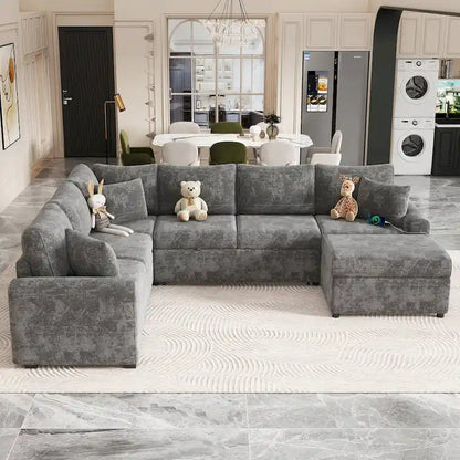 Sectional Sofa Pull-Out Sofa Bed Sleeper