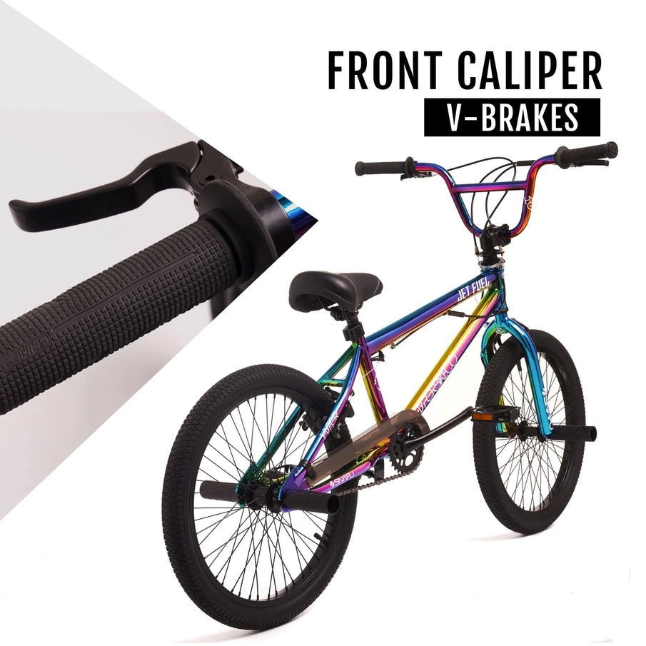 Hyper Bicycles 20 In. Jet Fuel BMX Bike For Kids, Recommended Ages 8 To 13 Years Old