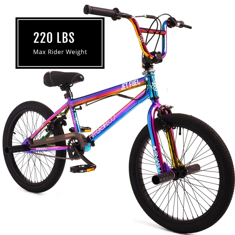Hyper Bicycles 20 In. Jet Fuel BMX Bike For Kids, Recommended Ages 8 To 13 Years Old
