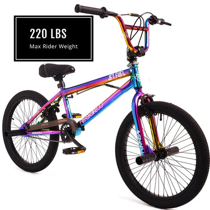 Hyper Bicycles 20 In. Jet Fuel BMX Bike For Kids, Recommended Ages 8 To 13 Years Old