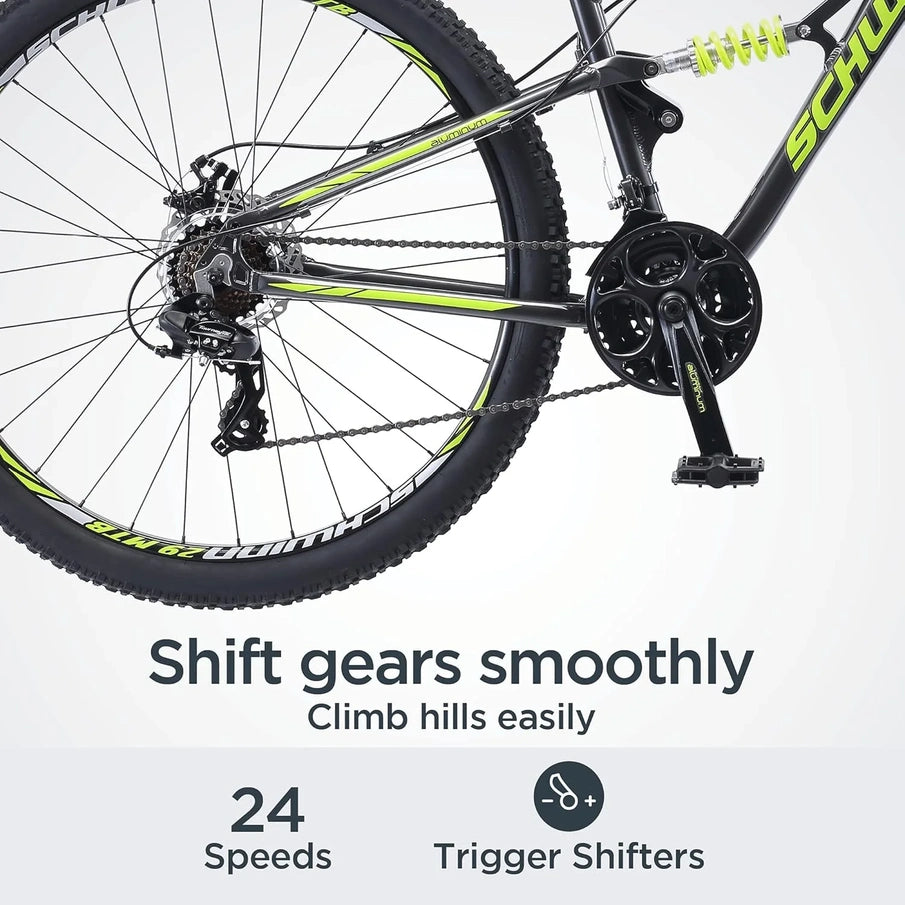 Schwinn Traxion Mountain Bike For Adult Men Women, 29-Inch Wheels, Full Suspension