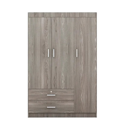 3-Door Wardrobe With 2 Drawers