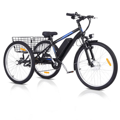Garvee 3 Wheel Electric Bicycle For Men Women, 350W Motor Electric Tricycle For Adults