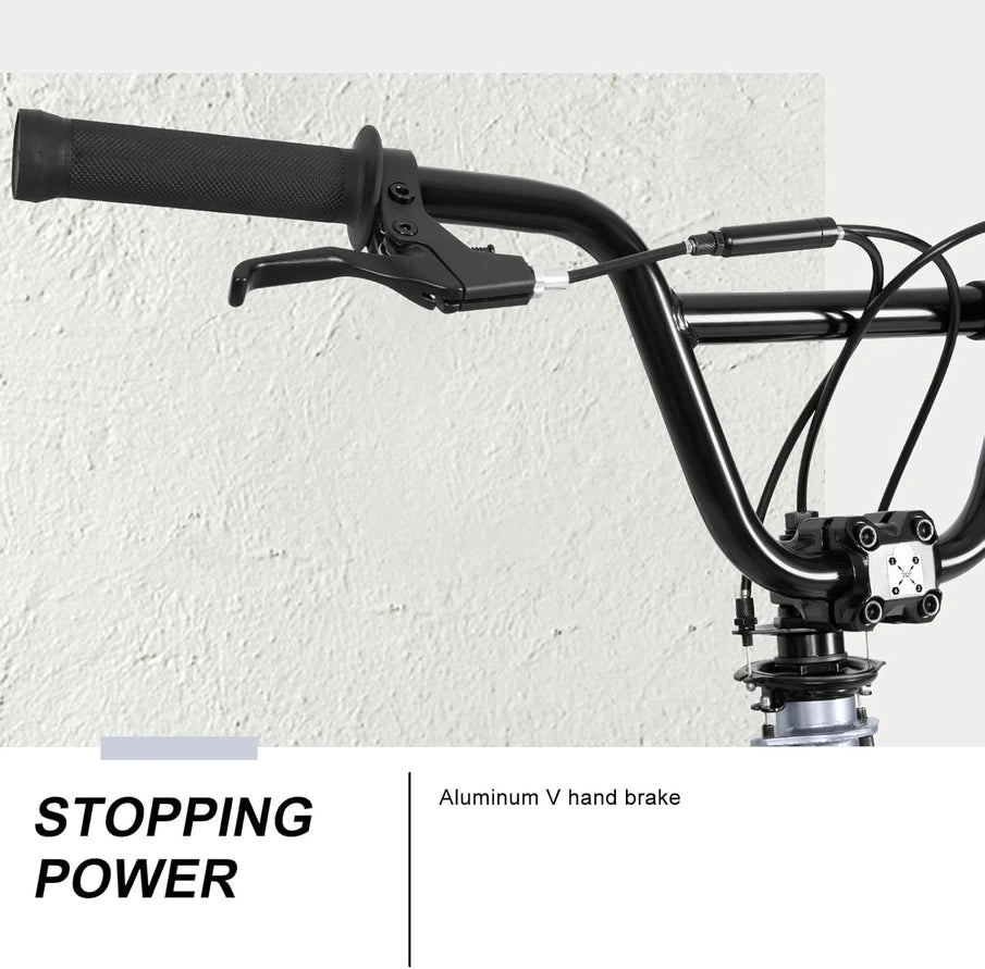 Weize Freestyle BMX Bicycle 20 In. Stunt Bike For Kids And Adults Men And Women High Strength Steel Frame 360 Degree Rotor Freestyle