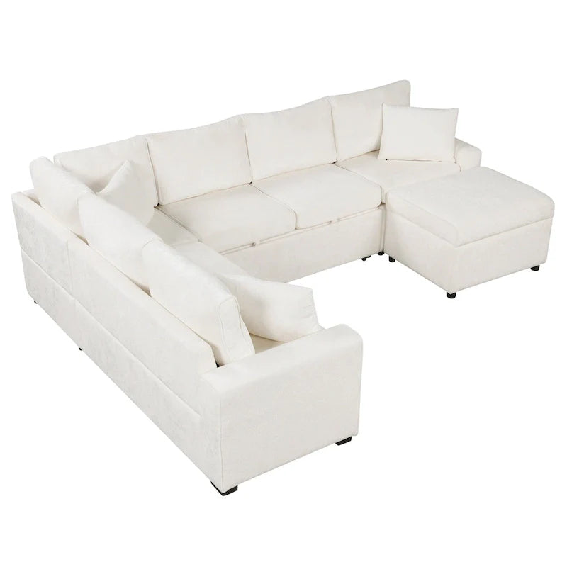Sectional Sofa Pull-Out Sofa Bed Sleeper