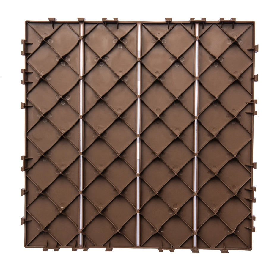 76-Pack Plastic Interlocking Deck Tiles, 68.80 Sq. Ft. Outdoor Plastic Flooring Super Durable And Waterproof All-Weather Indoor/Outdoor