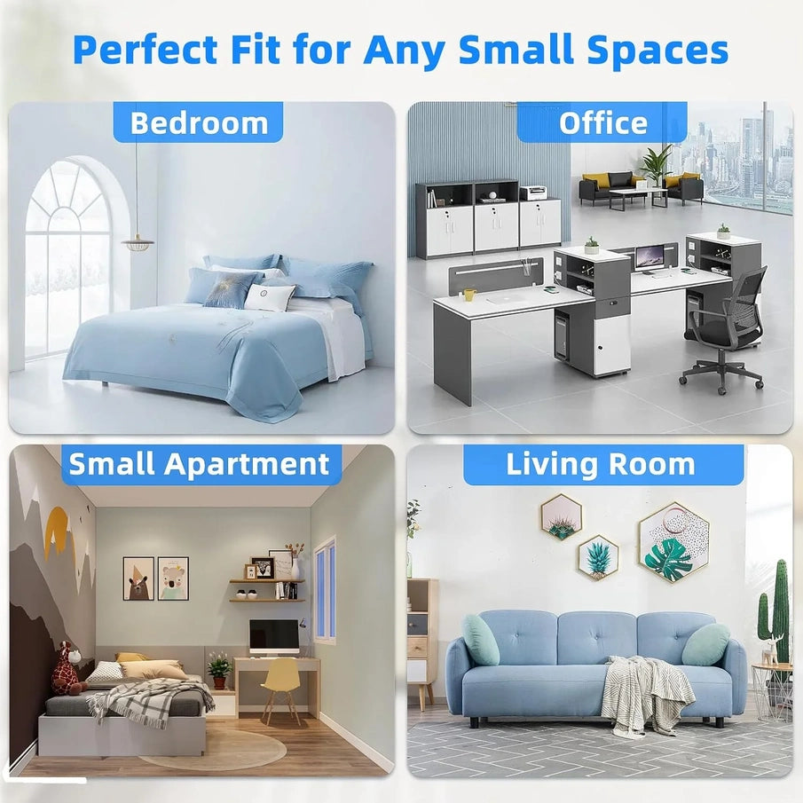 Antarctic Star 12,000 BTU U-Shaped Window Air Conditioner Unit Cools Up To 550 Sq. Ft. With 6 Modes 24H Timer, Ultra Quiet Window AC Units