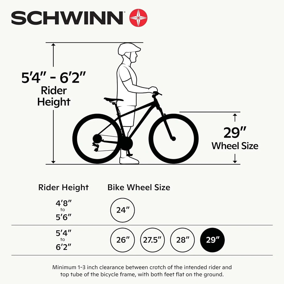 Schwinn Traxion Mountain Bike For Adult Men Women, 29-Inch Wheels, Full Suspension
