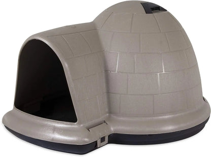 Petmate Indigo Dog House, Igloo Dog House, Made In USA With 90% Recycled Materials