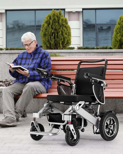Electric Wheelchair, 25 Miles Longer Range, Foldable Power Wheelchair For Adults Seniors, 500W Dual Motors