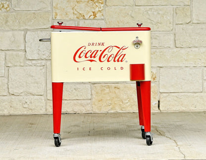 Leigh Country Licensed Coca-Cola Series Cp 98111 Metal 60 Qt. Outdoor Patio Cooler