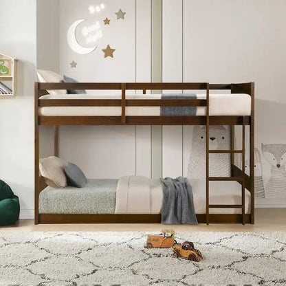 Delphia Low Profile Twin Over Twin Bunk Bed