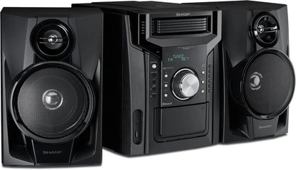 CD-BH950 240W 5-way Mini Bookshelf Speaker System With Cassette Deck And Bluetooth