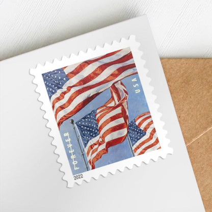 2022 U.S Flag Forever Stamps Booklet 500pcs
